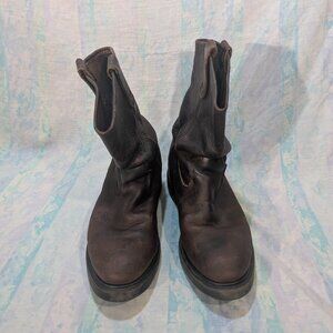 Red Wing Shoes Men's Pecos Pull-On Work Boots Brown Leather